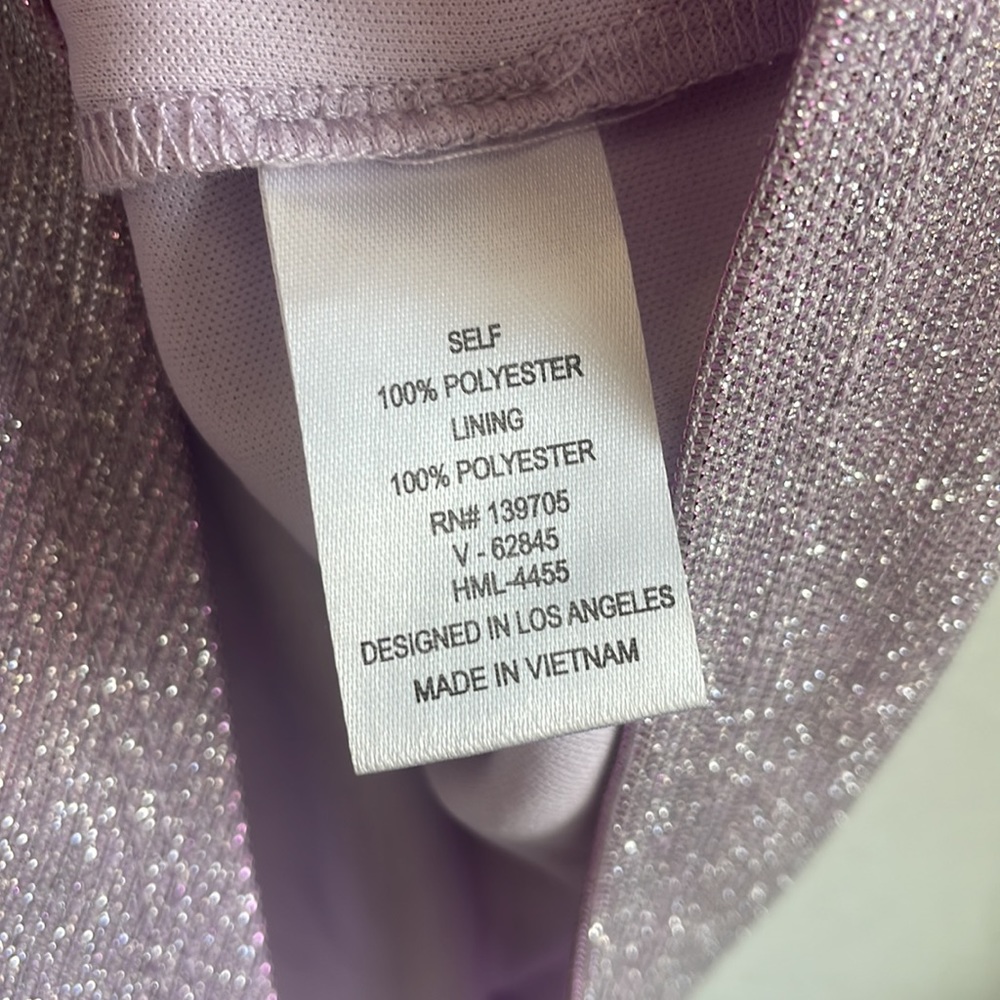 Light purple glitter Dress - Picture 6 of 9